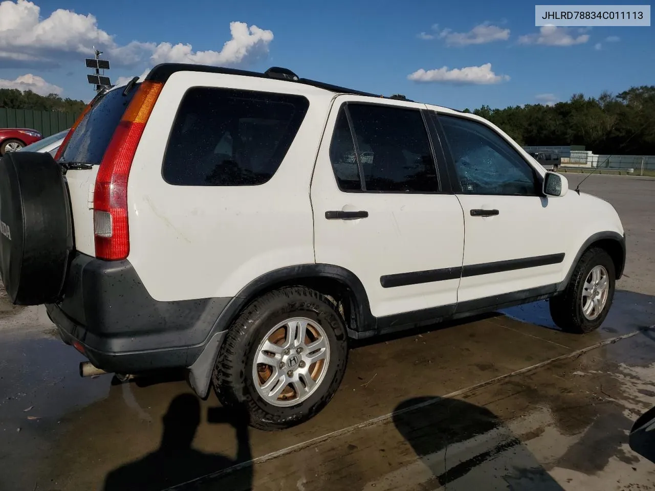 2004 Honda Cr-V Ex VIN: JHLRD78834C011113 Lot: 74632764