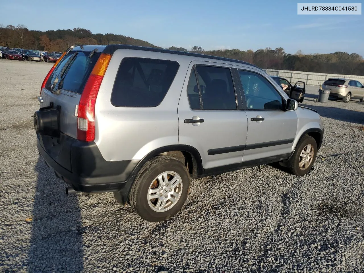 2004 Honda Cr-V Ex VIN: JHLRD78884C041580 Lot: 74800724