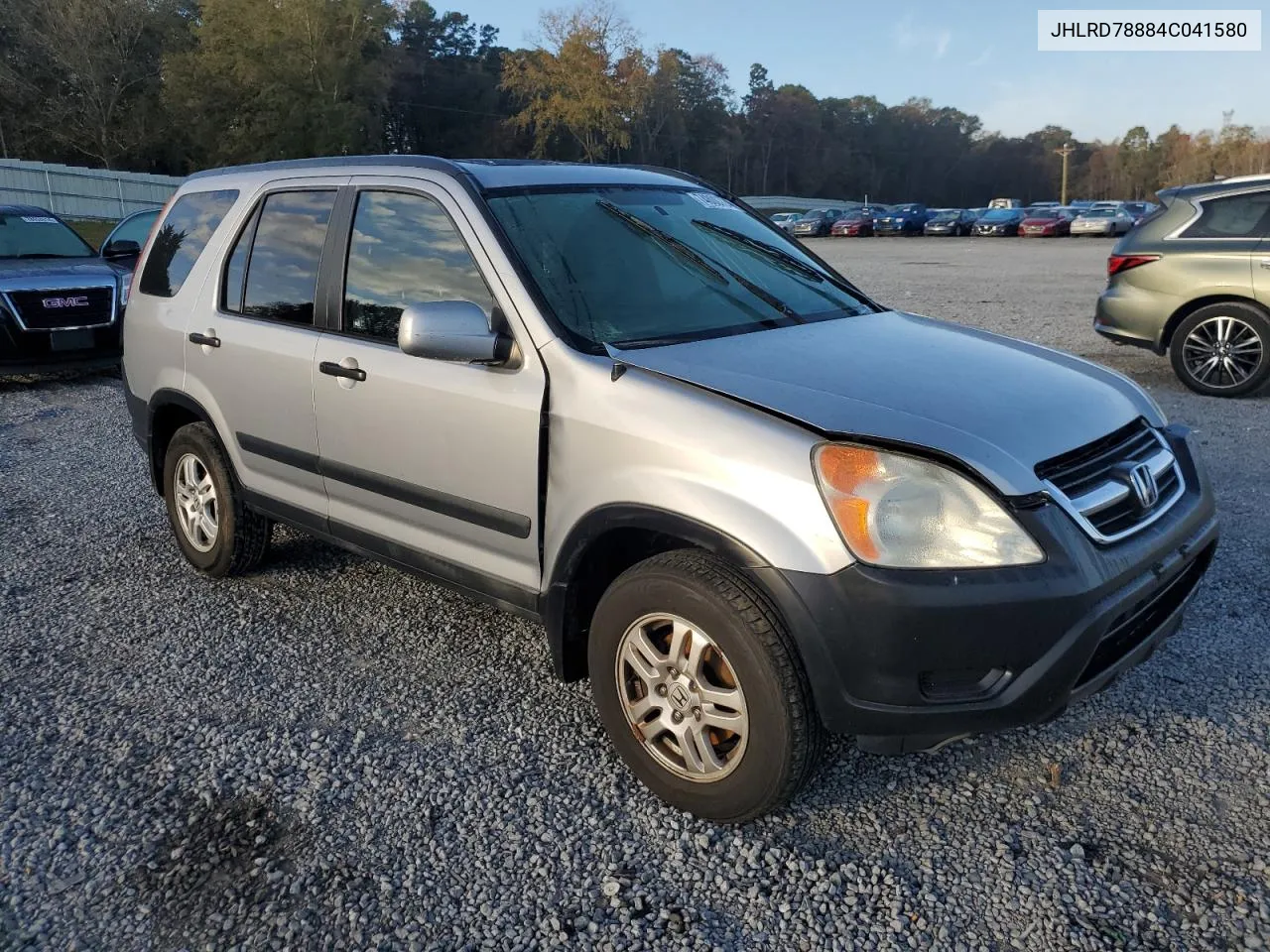 2004 Honda Cr-V Ex VIN: JHLRD78884C041580 Lot: 74800724