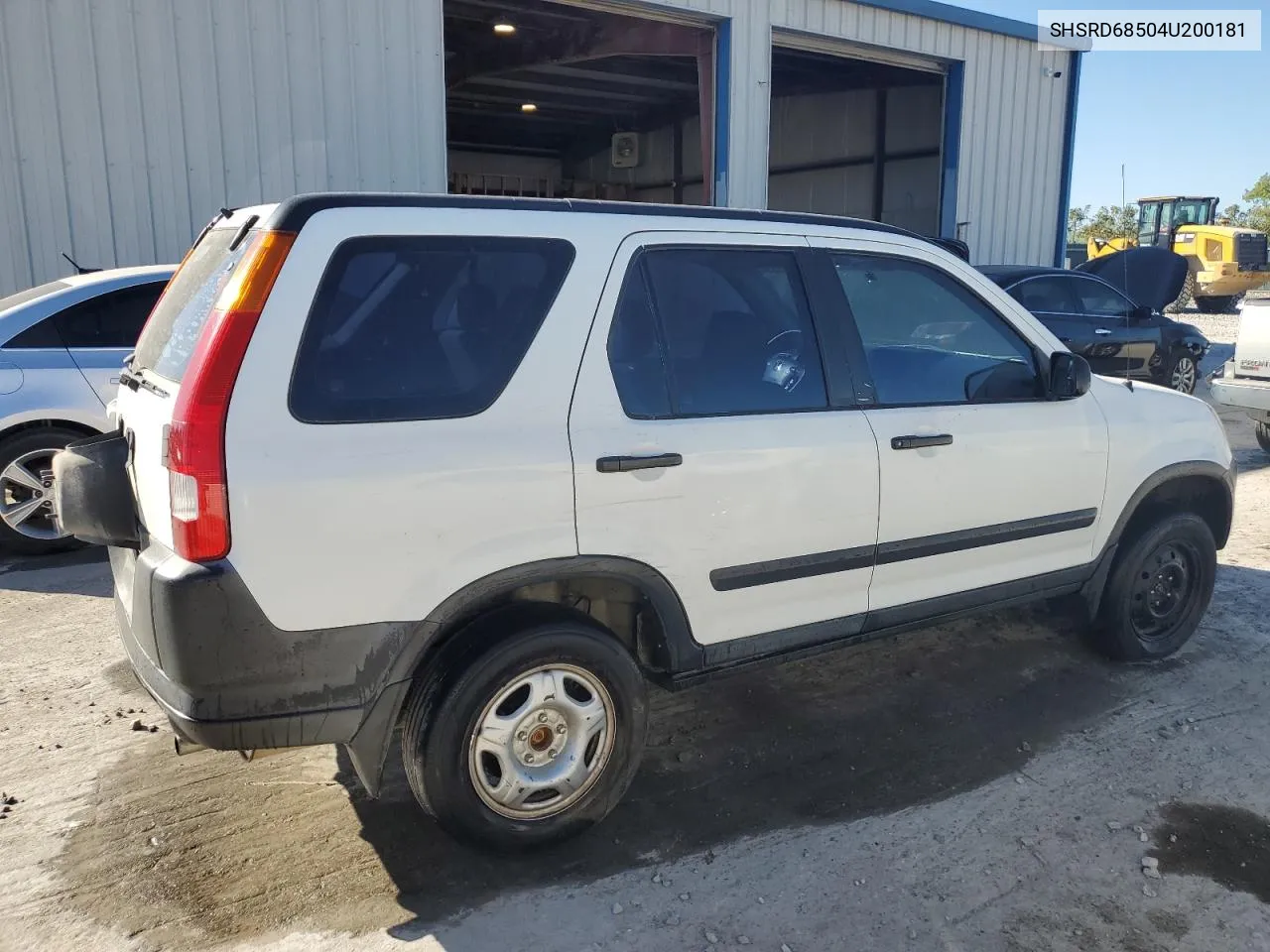 2004 Honda Cr-V Lx VIN: SHSRD68504U200181 Lot: 75109894