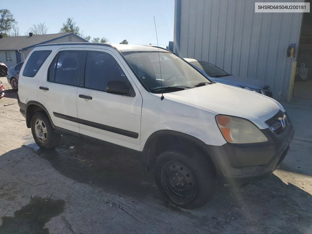 2004 Honda Cr-V Lx VIN: SHSRD68504U200181 Lot: 75109894