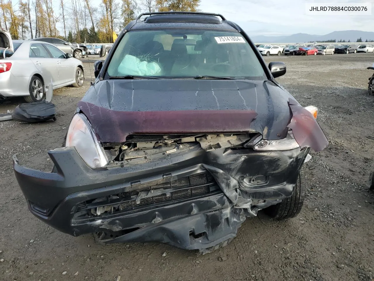 JHLRD78884C030076 2004 Honda Cr-V Ex