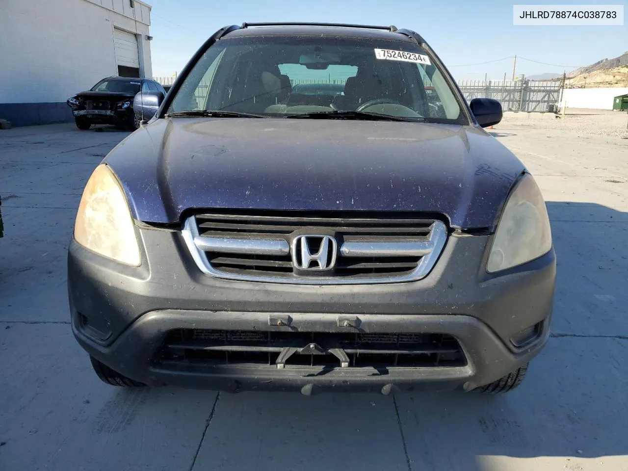 2004 Honda Cr-V Ex VIN: JHLRD78874C038783 Lot: 75246234