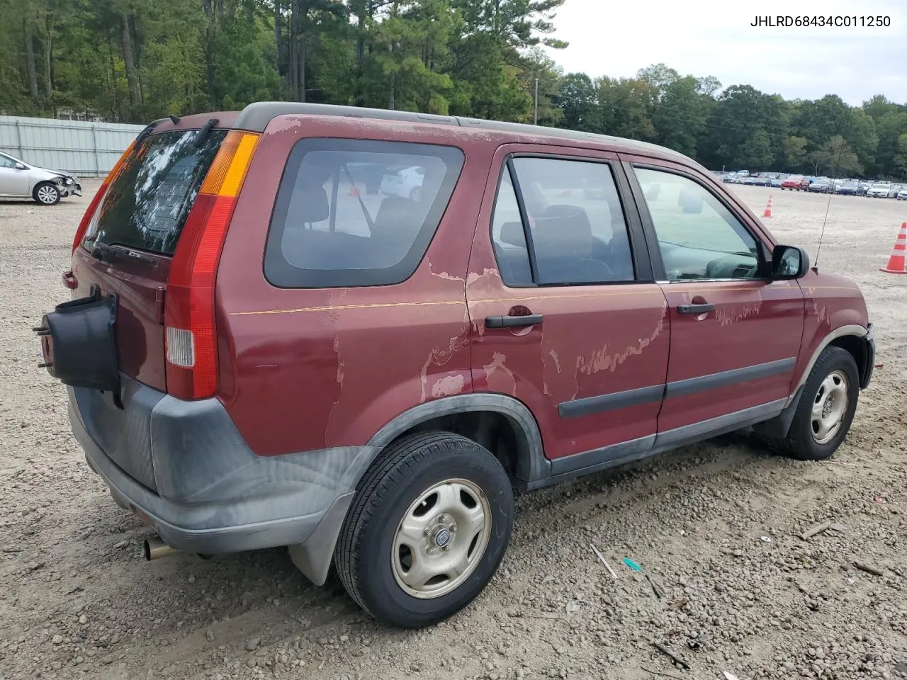 2004 Honda Cr-V Lx VIN: JHLRD68434C011250 Lot: 75272874