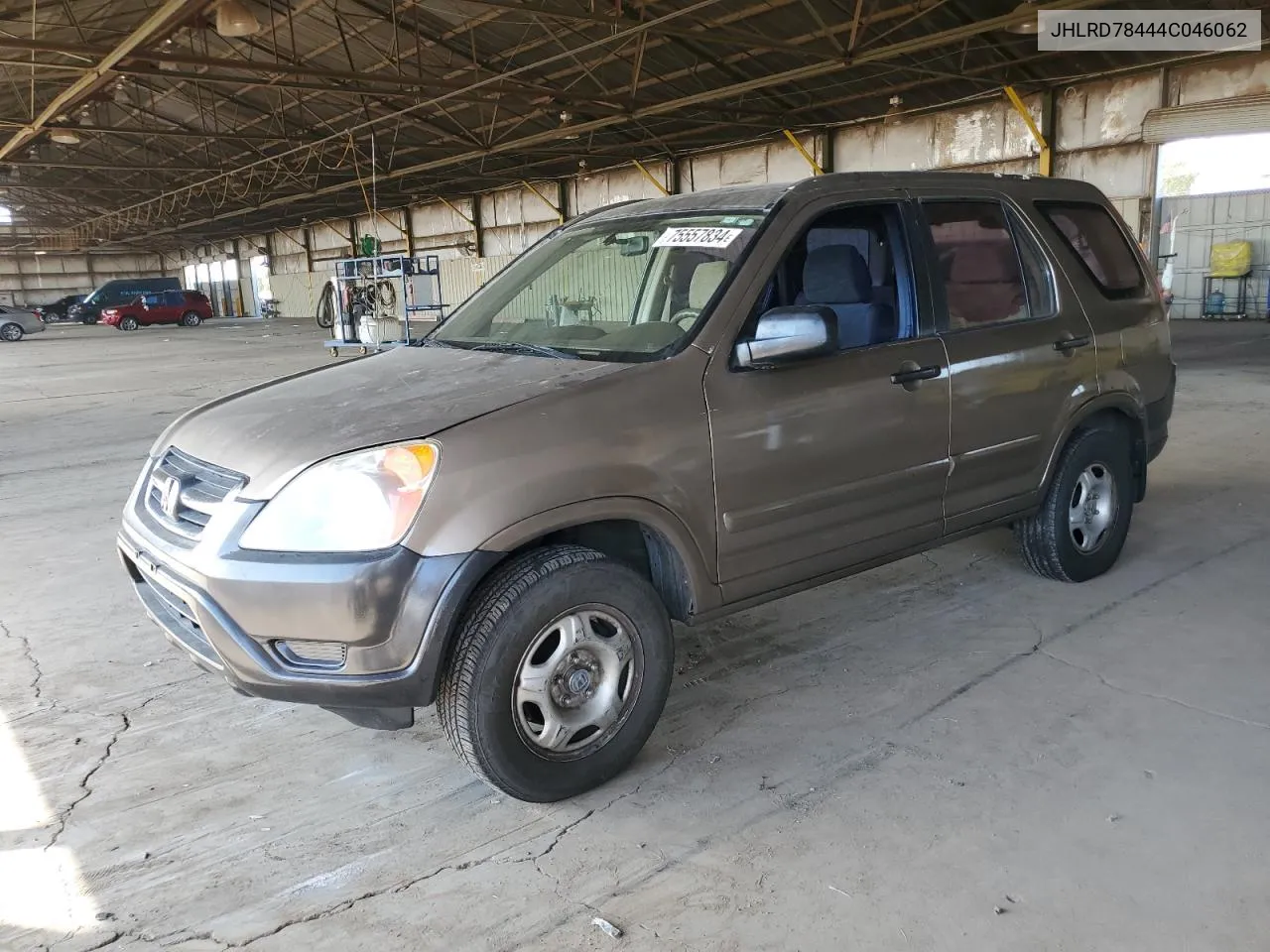 2004 Honda Cr-V Lx VIN: JHLRD78444C046062 Lot: 75557834