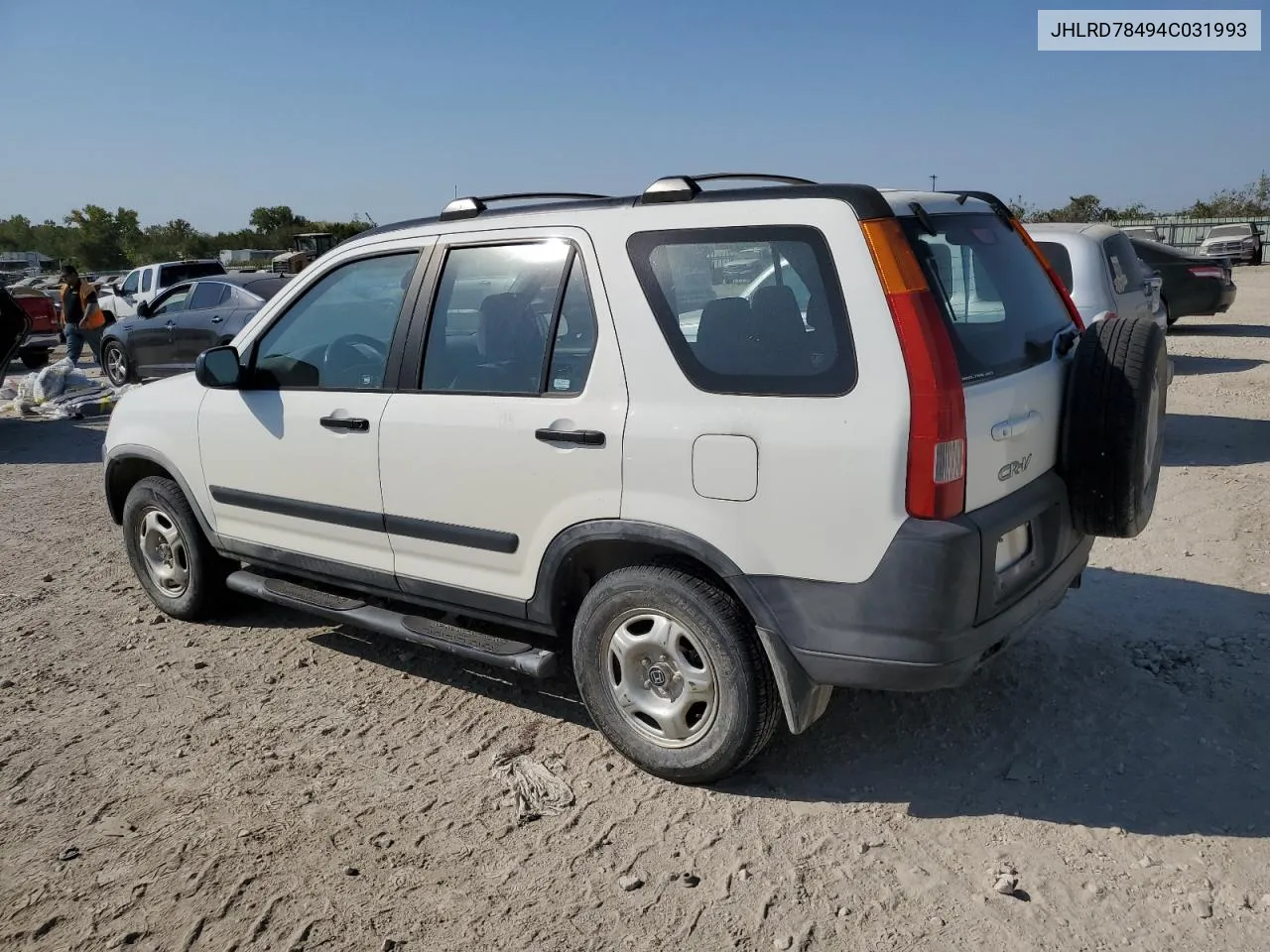 2004 Honda Cr-V Lx VIN: JHLRD78494C031993 Lot: 75672304