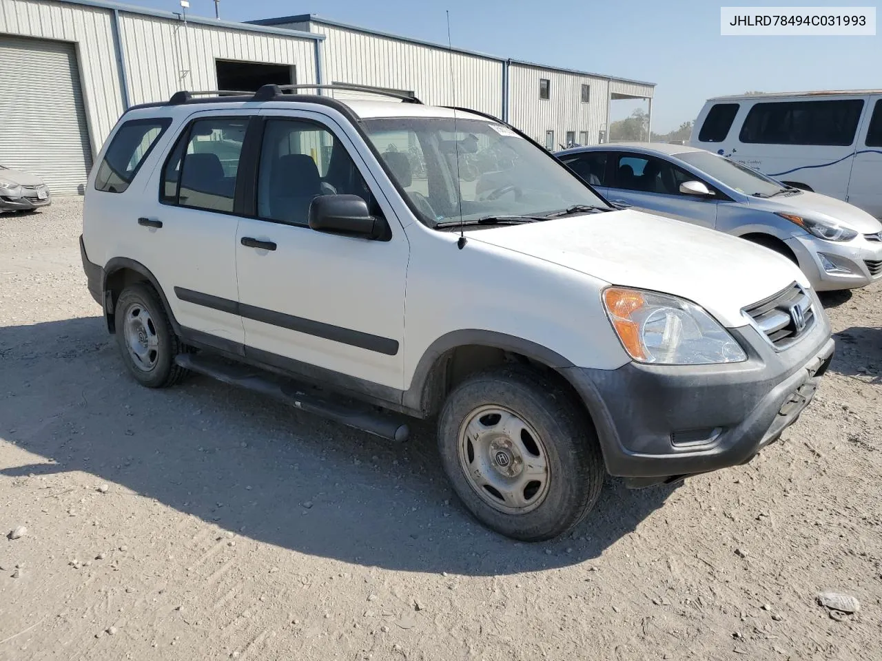 2004 Honda Cr-V Lx VIN: JHLRD78494C031993 Lot: 75672304