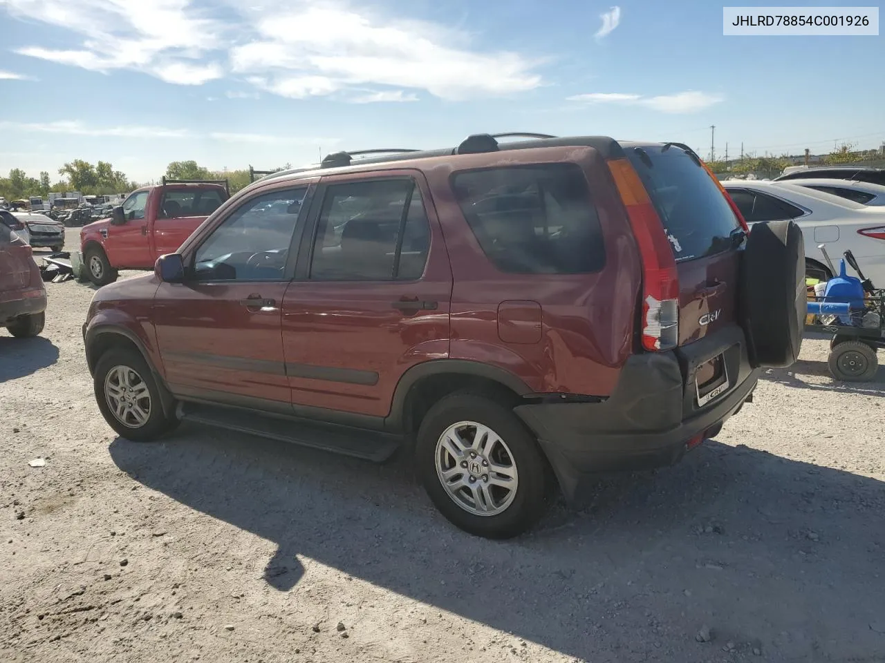 JHLRD78854C001926 2004 Honda Cr-V Ex