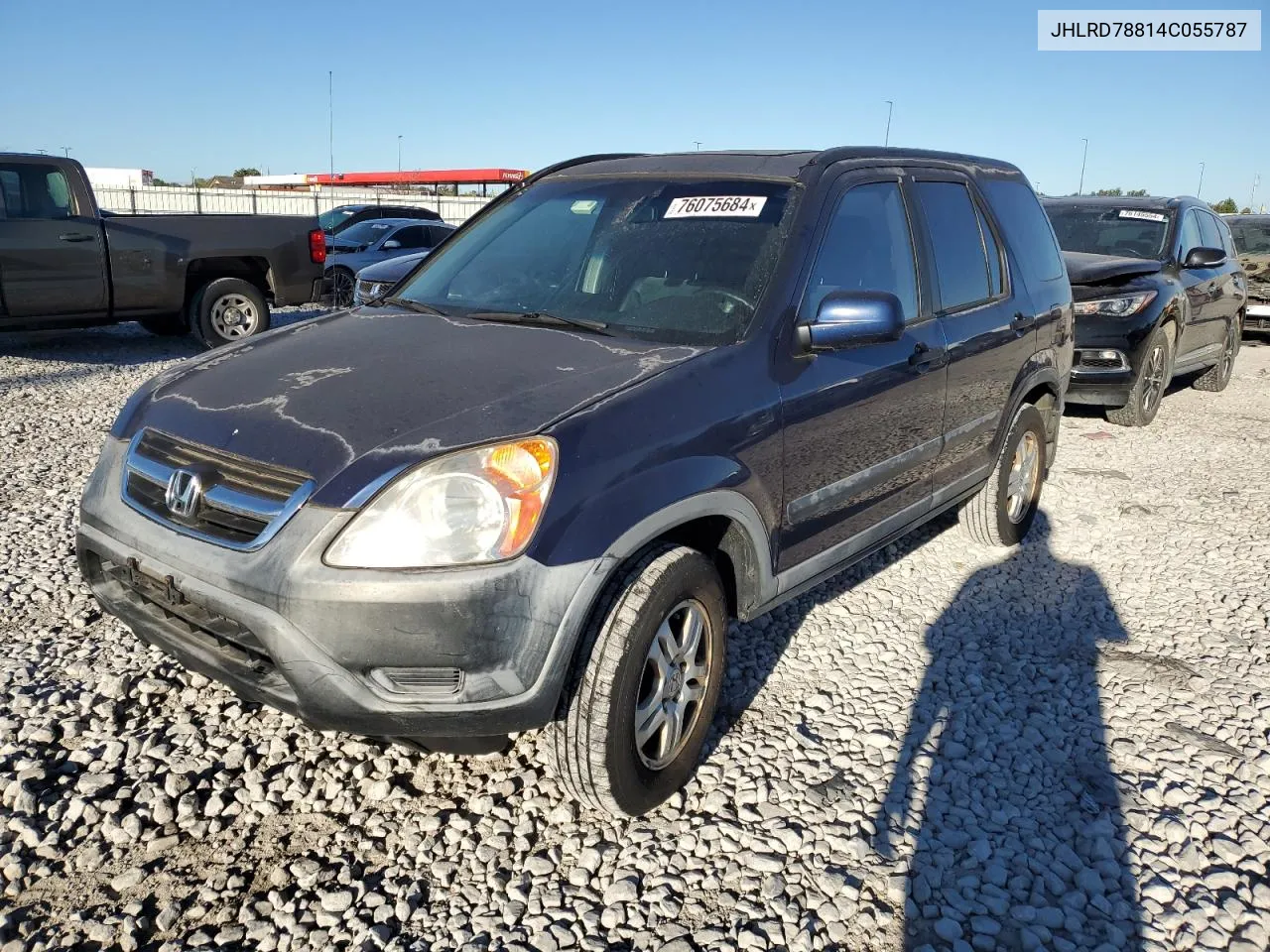 2004 Honda Cr-V Ex VIN: JHLRD78814C055787 Lot: 76075684