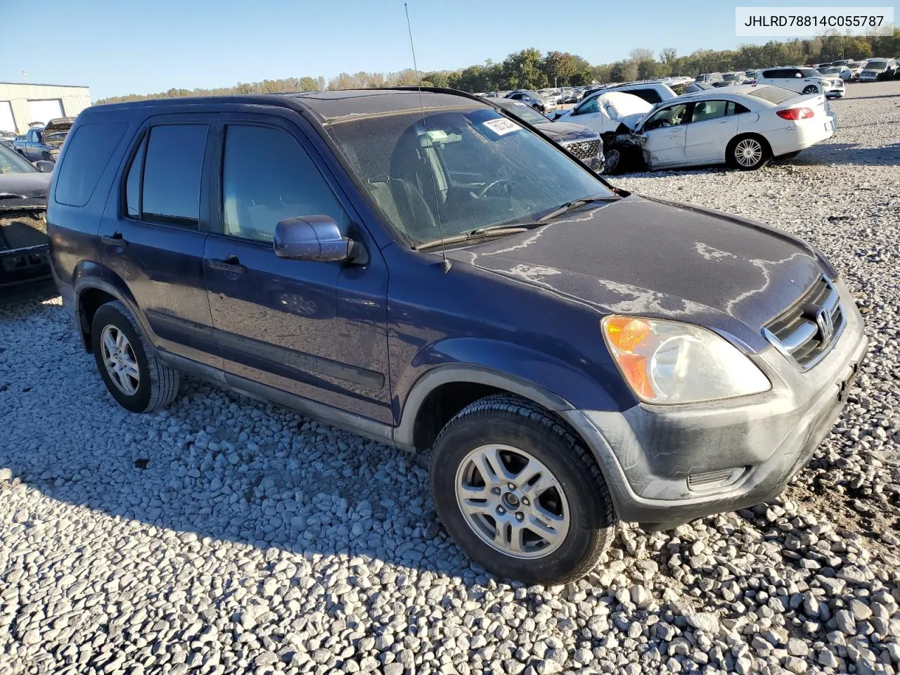 2004 Honda Cr-V Ex VIN: JHLRD78814C055787 Lot: 76075684