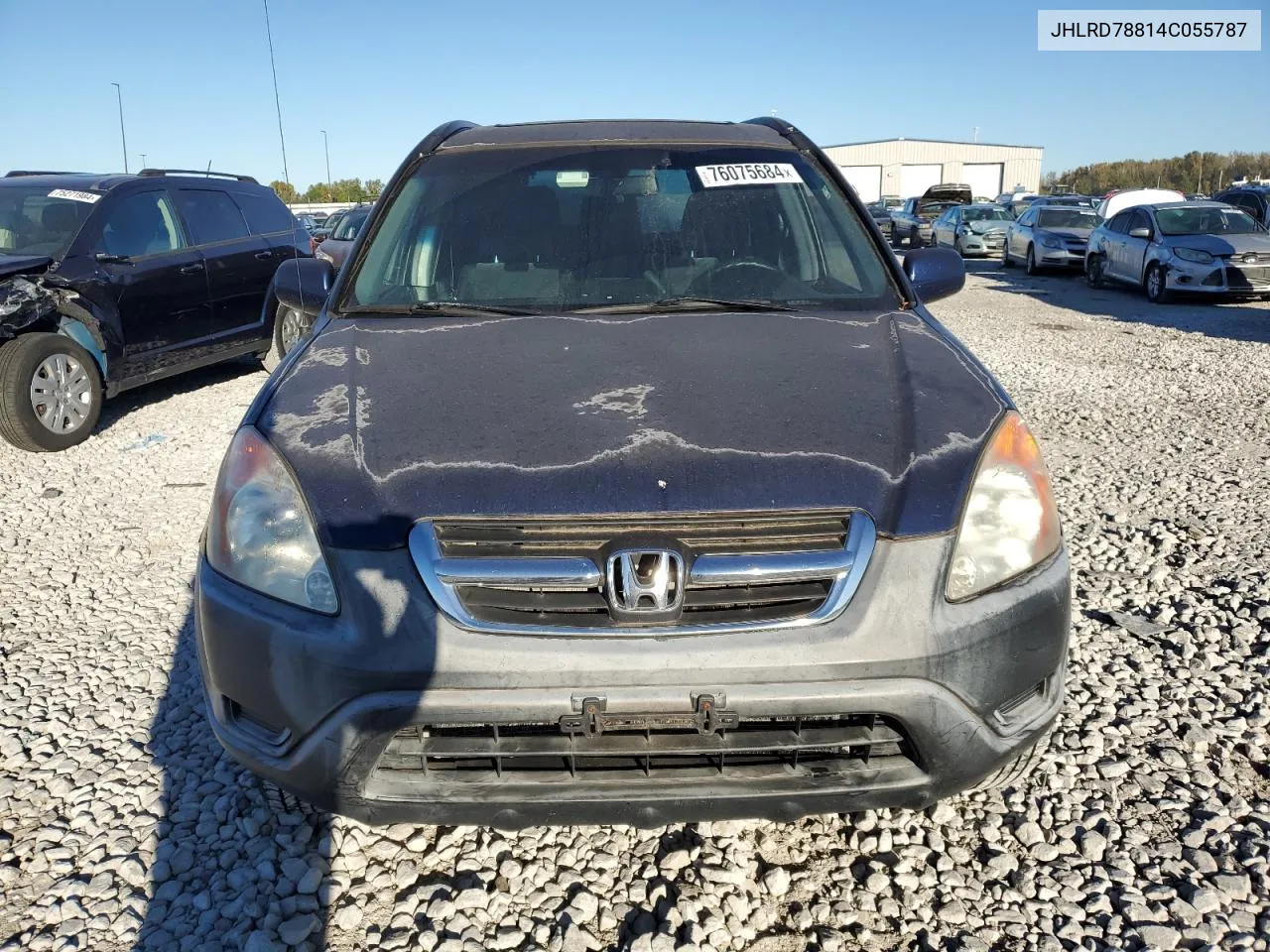 2004 Honda Cr-V Ex VIN: JHLRD78814C055787 Lot: 76075684