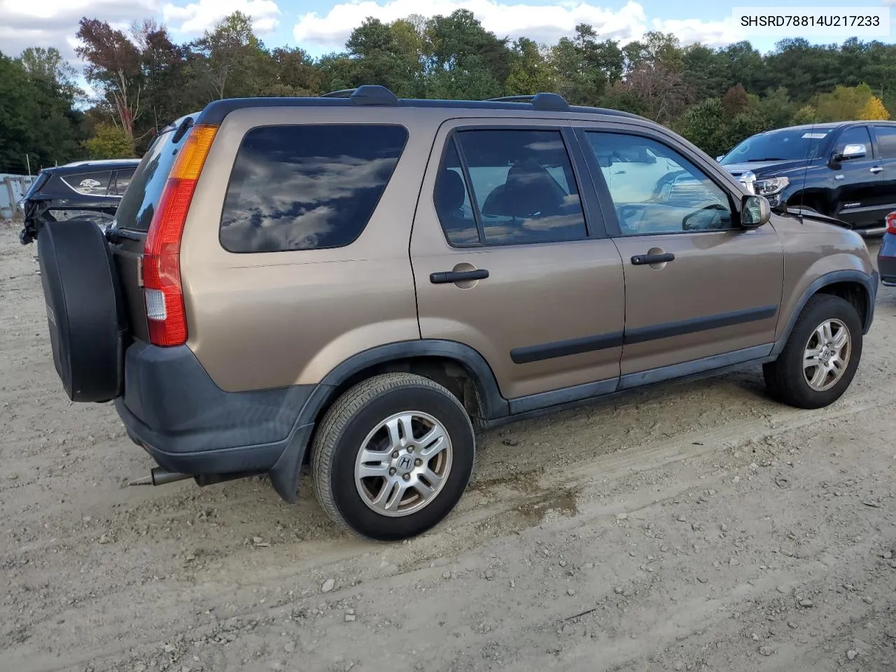 2004 Honda Cr-V Ex VIN: SHSRD78814U217233 Lot: 76152094