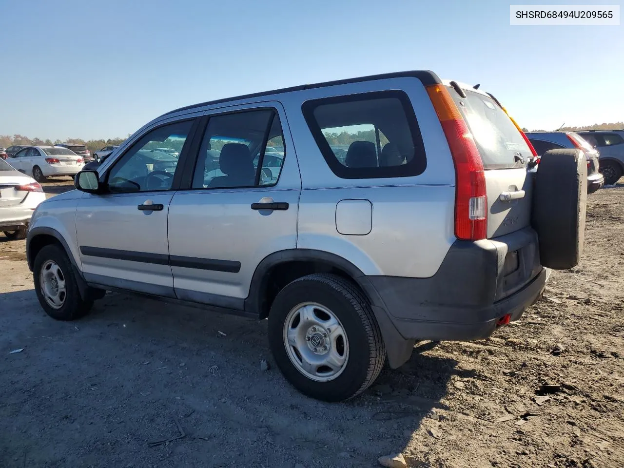 2004 Honda Cr-V Lx VIN: SHSRD68494U209565 Lot: 76163494