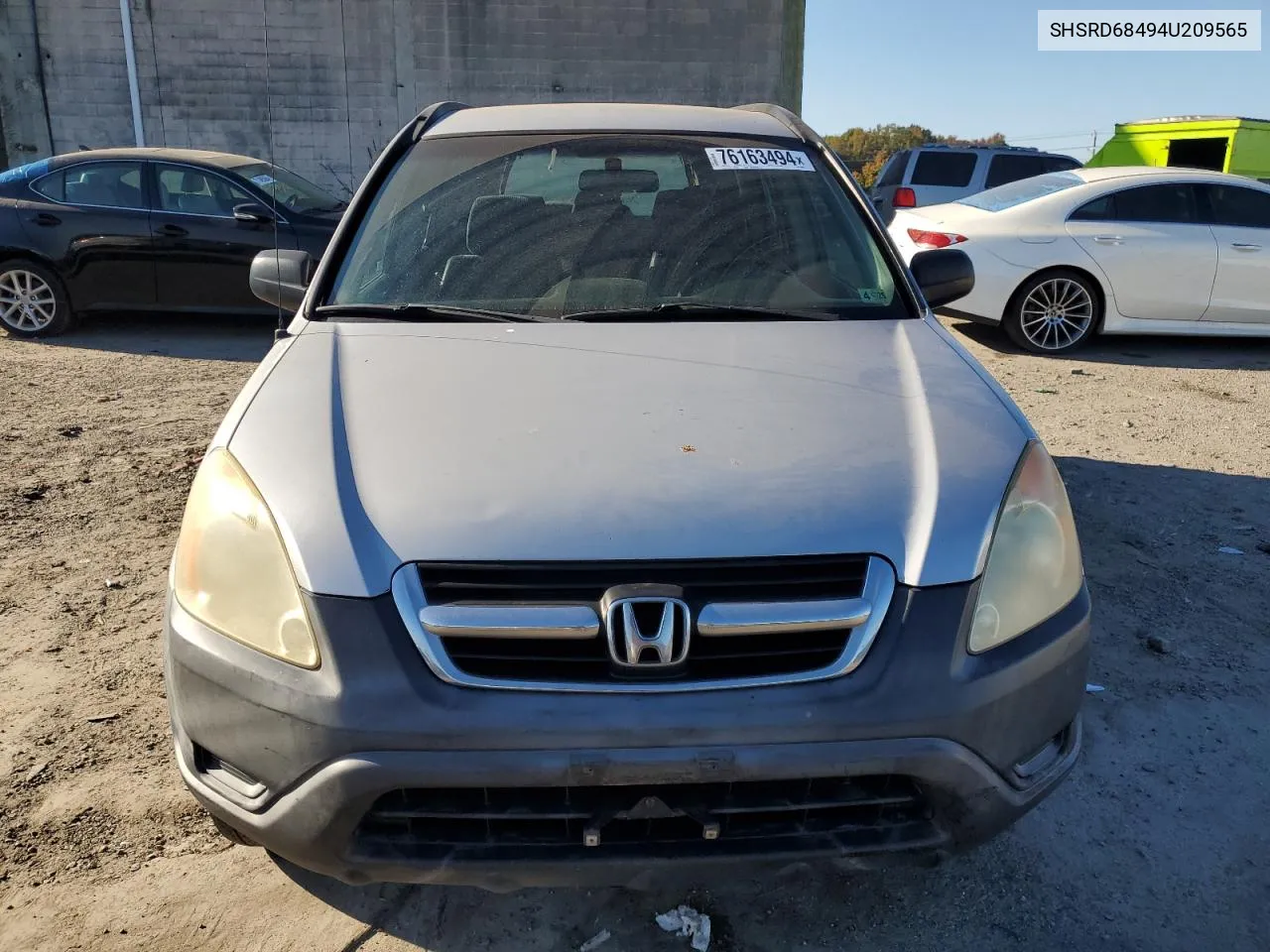 2004 Honda Cr-V Lx VIN: SHSRD68494U209565 Lot: 76163494