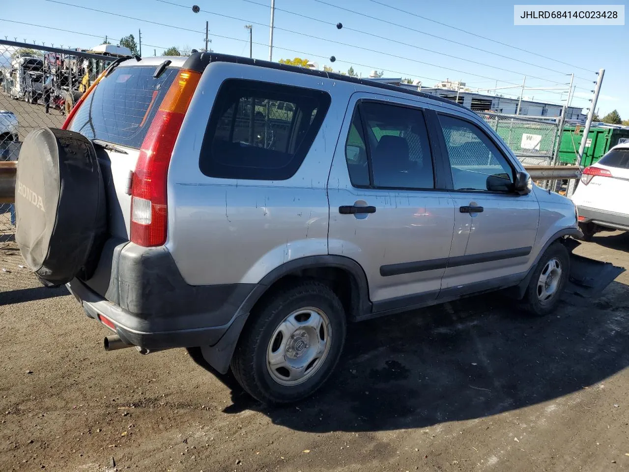 2004 Honda Cr-V Lx VIN: JHLRD68414C023428 Lot: 76541434