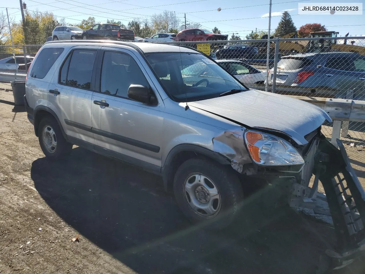 2004 Honda Cr-V Lx VIN: JHLRD68414C023428 Lot: 76541434