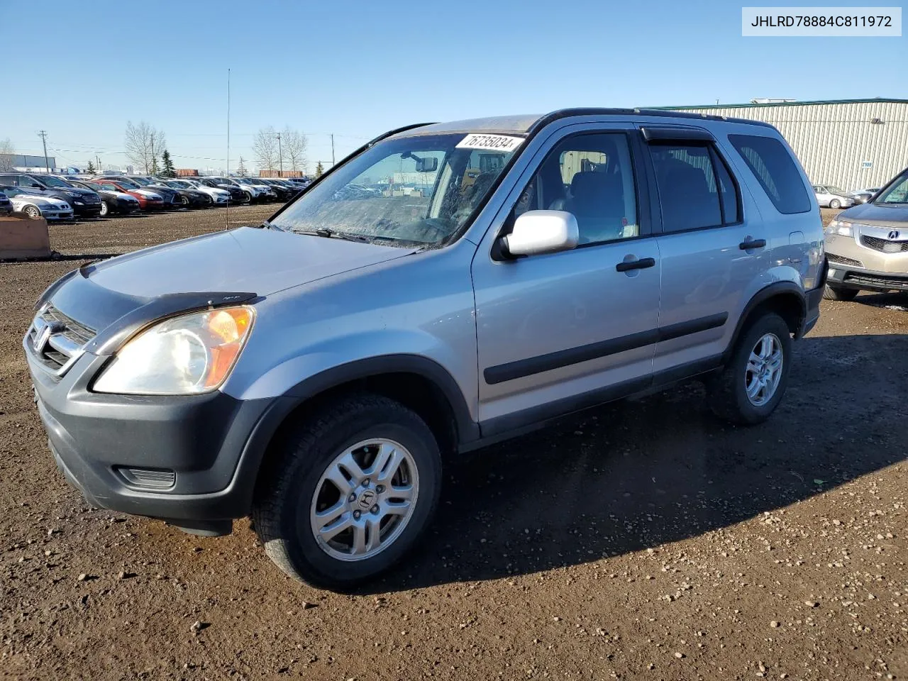 2004 Honda Cr-V Ex VIN: JHLRD78884C811972 Lot: 76735034