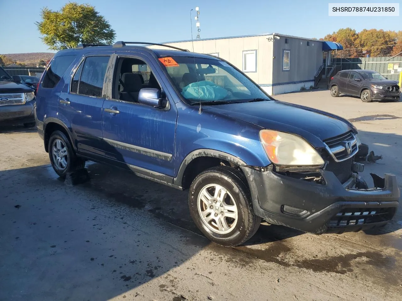 2004 Honda Cr-V Ex VIN: SHSRD78874U231850 Lot: 77075514