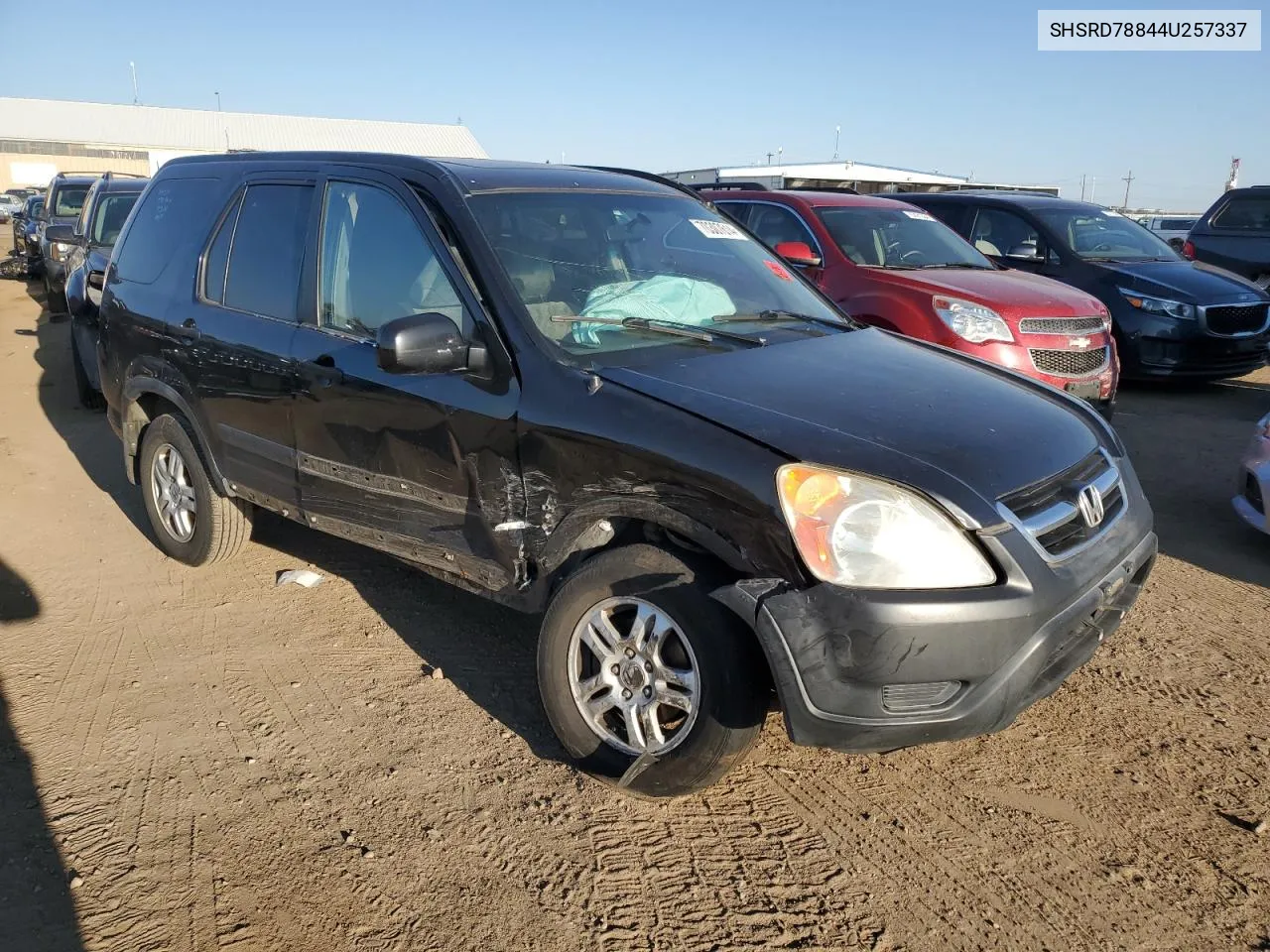 2004 Honda Cr-V Ex VIN: SHSRD78844U257337 Lot: 77129884