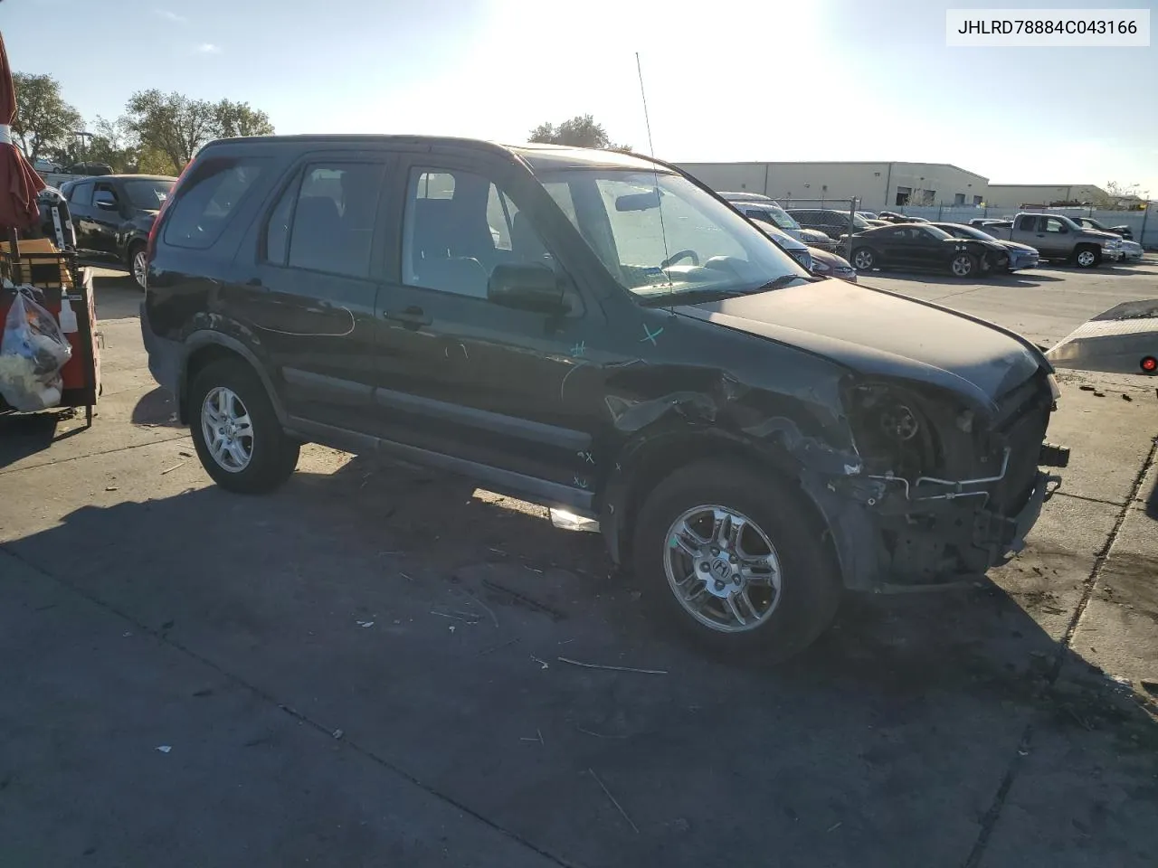 JHLRD78884C043166 2004 Honda Cr-V Ex