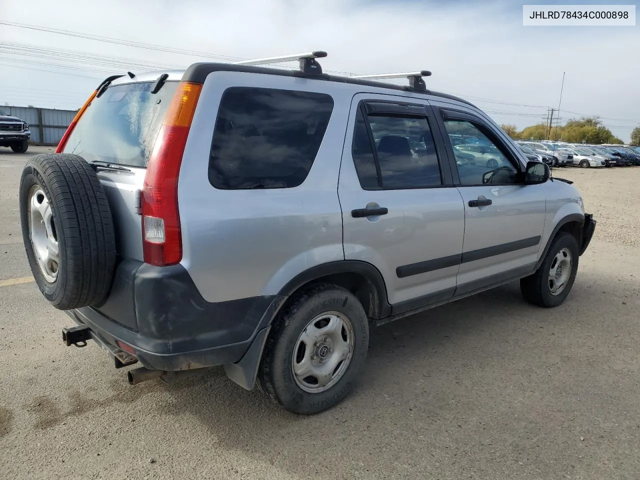 2004 Honda Cr-V Lx VIN: JHLRD78434C000898 Lot: 77348224