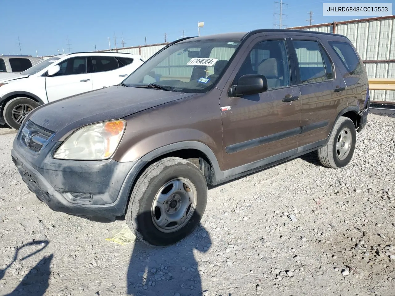 2004 Honda Cr-V Lx VIN: JHLRD68484C015553 Lot: 77496384