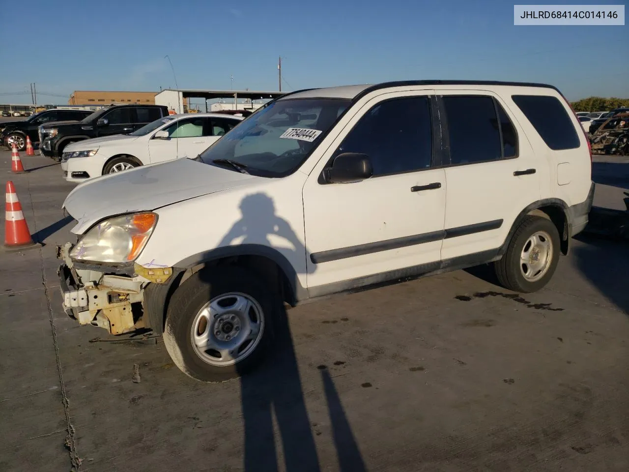 2004 Honda Cr-V Lx VIN: JHLRD68414C014146 Lot: 77540444