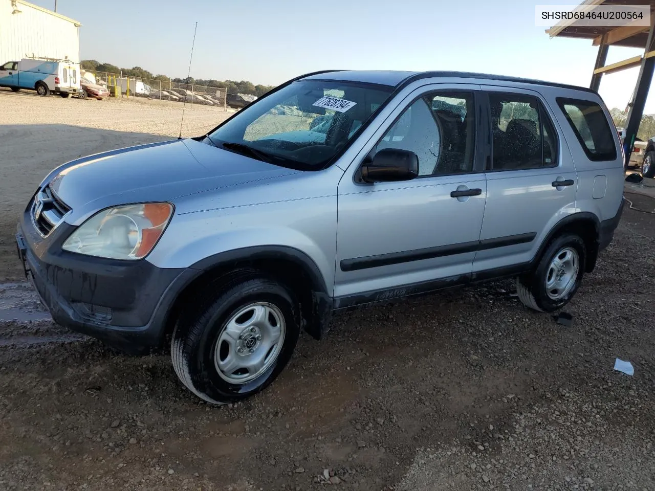 2004 Honda Cr-V Lx VIN: SHSRD68464U200564 Lot: 77628794