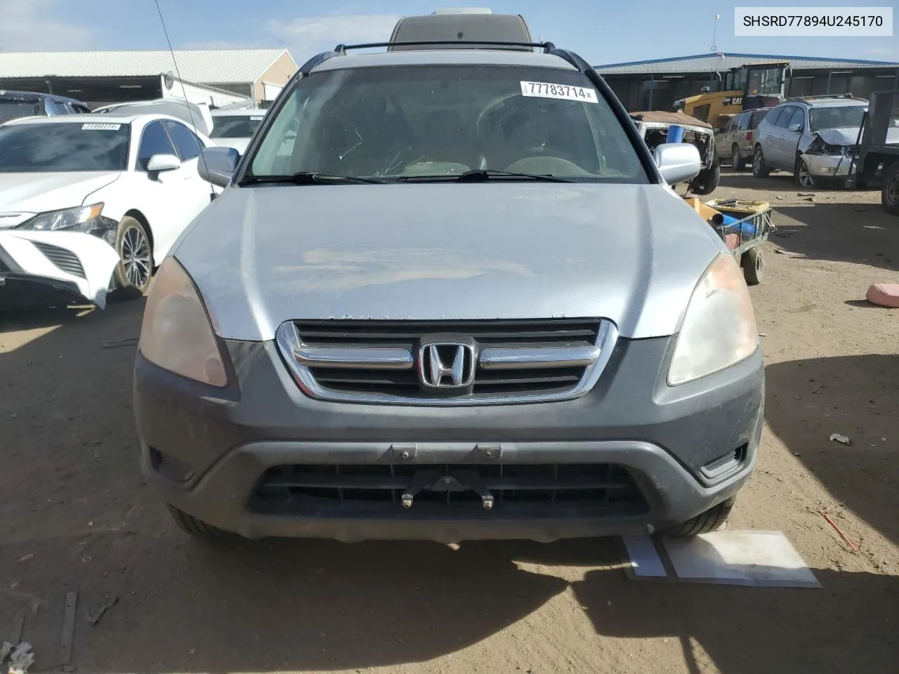 2004 Honda Cr-V Ex VIN: SHSRD77894U245170 Lot: 77783714