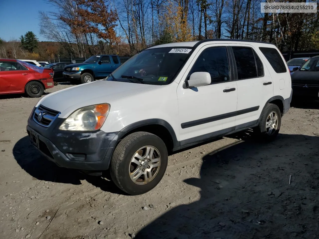 2004 Honda Cr-V Ex VIN: SHSRD78834U255210 Lot: 77884574