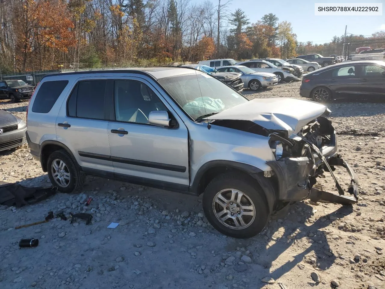 2004 Honda Cr-V Ex VIN: SHSRD788X4U222902 Lot: 78159704