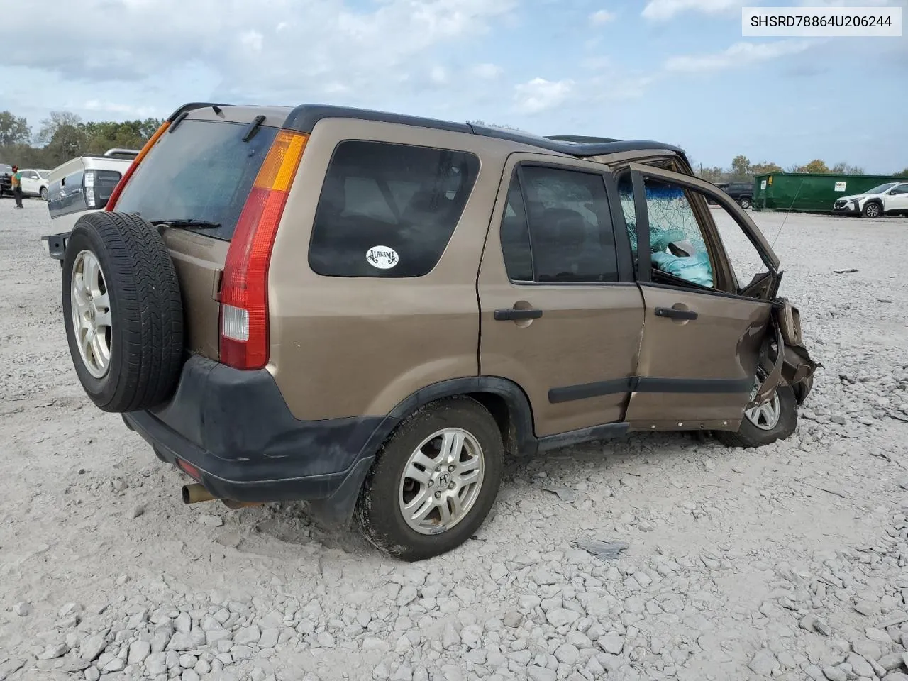 2004 Honda Cr-V Ex VIN: SHSRD78864U206244 Lot: 78277524