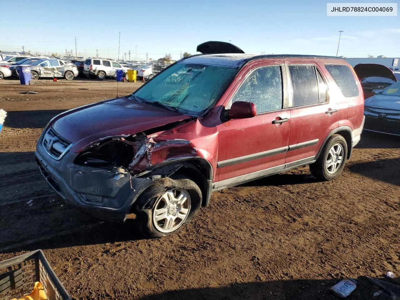 2004 Honda Cr-V Ex VIN: JHLRD78824C004069 Lot: 78823694