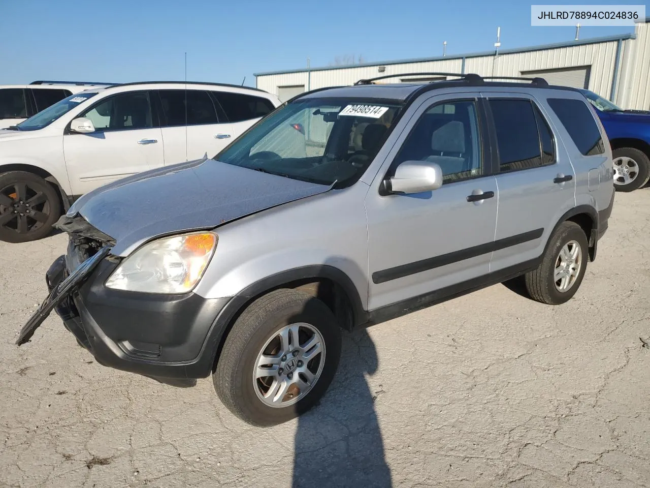 2004 Honda Cr-V Ex VIN: JHLRD78894C024836 Lot: 79498514