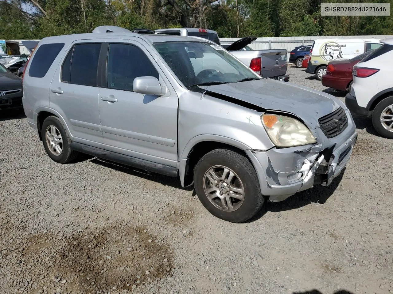 2004 Honda Cr-V Ex VIN: SHSRD78824U221646 Lot: 79881294