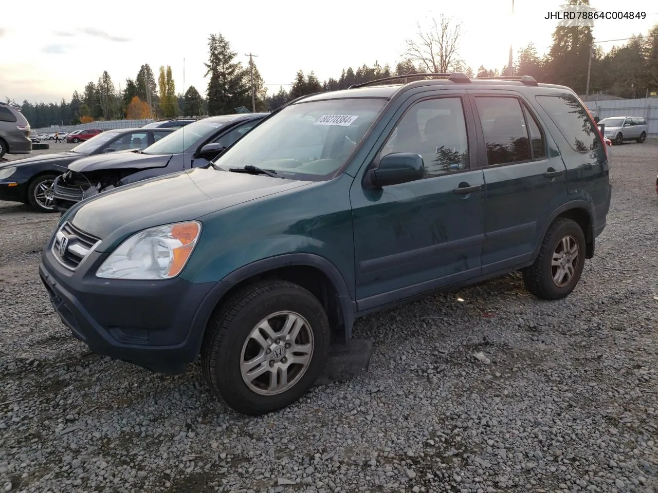 2004 Honda Cr-V Ex VIN: JHLRD78864C004849 Lot: 80270384