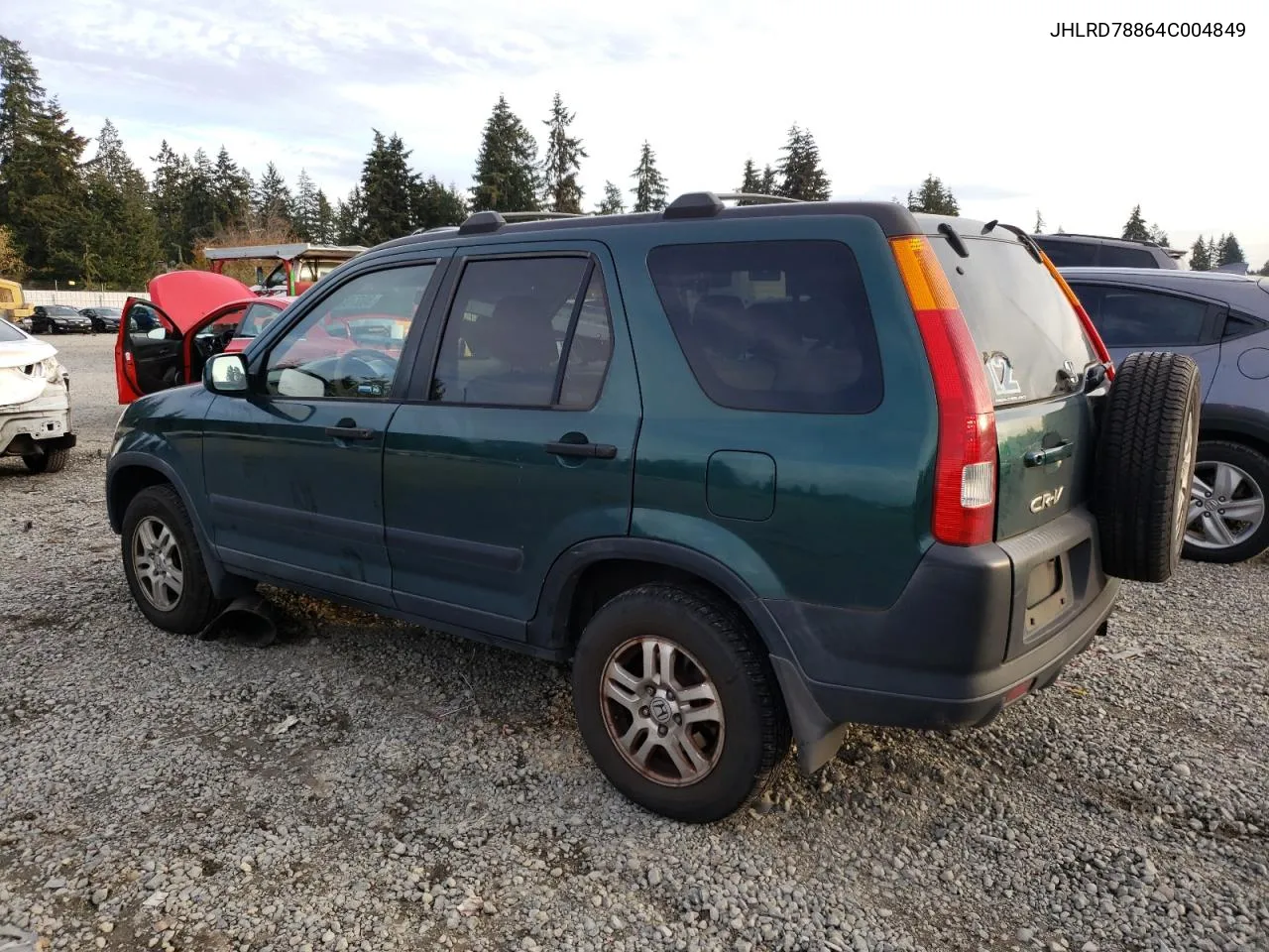 2004 Honda Cr-V Ex VIN: JHLRD78864C004849 Lot: 80270384