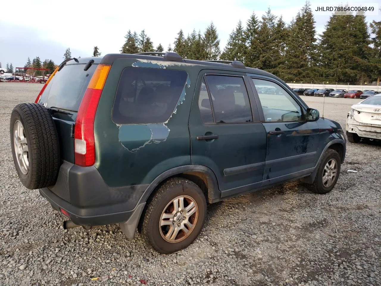 2004 Honda Cr-V Ex VIN: JHLRD78864C004849 Lot: 80270384