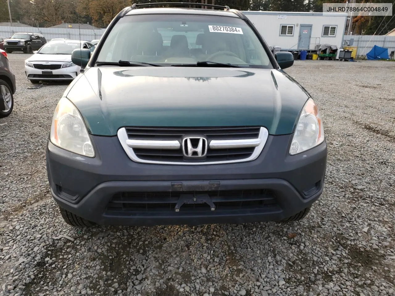 2004 Honda Cr-V Ex VIN: JHLRD78864C004849 Lot: 80270384