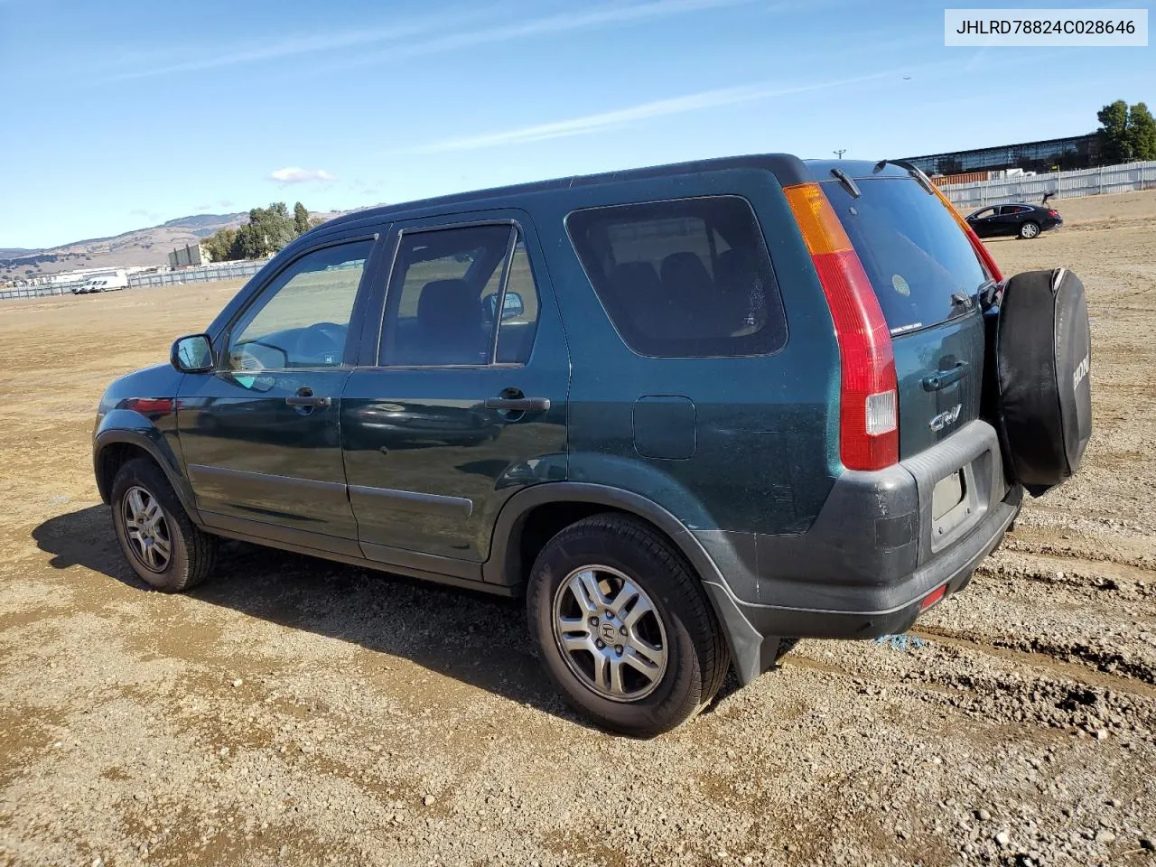 2004 Honda Cr-V Ex VIN: JHLRD78824C028646 Lot: 80419644