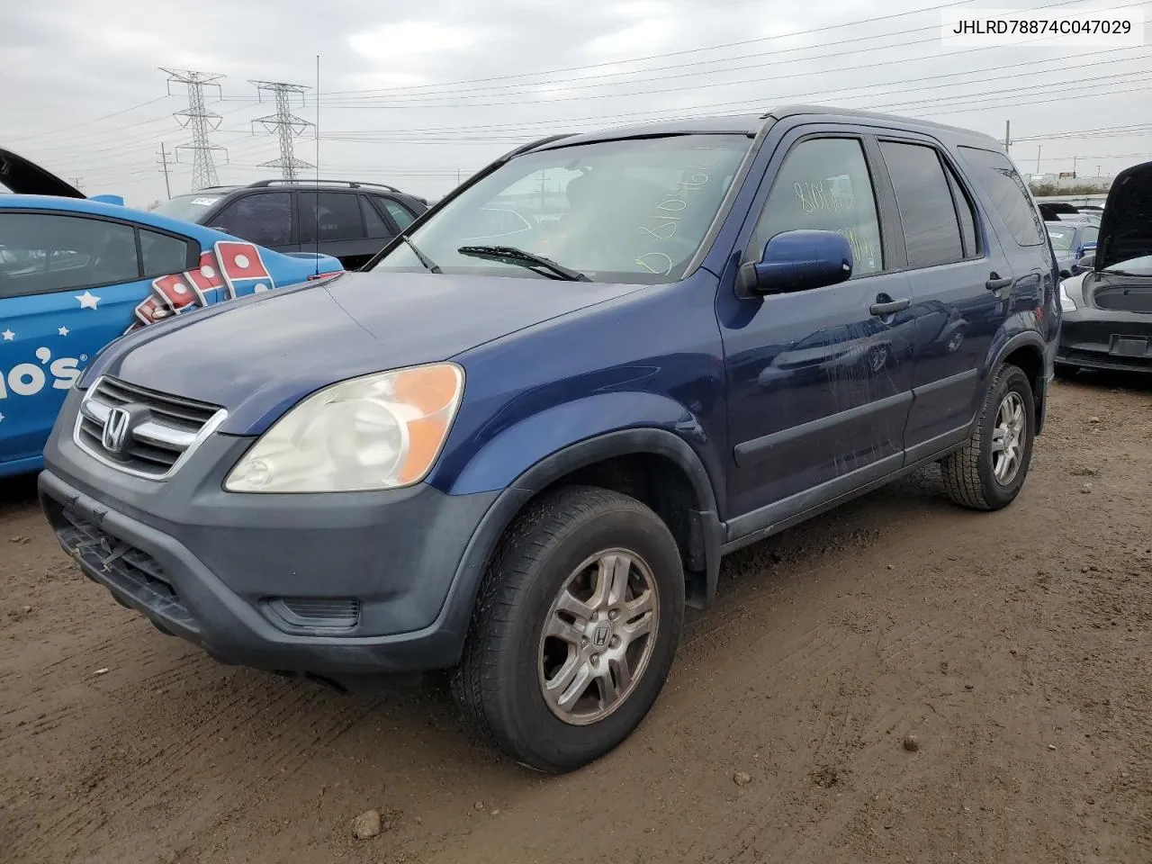 2004 Honda Cr-V Ex VIN: JHLRD78874C047029 Lot: 81046704