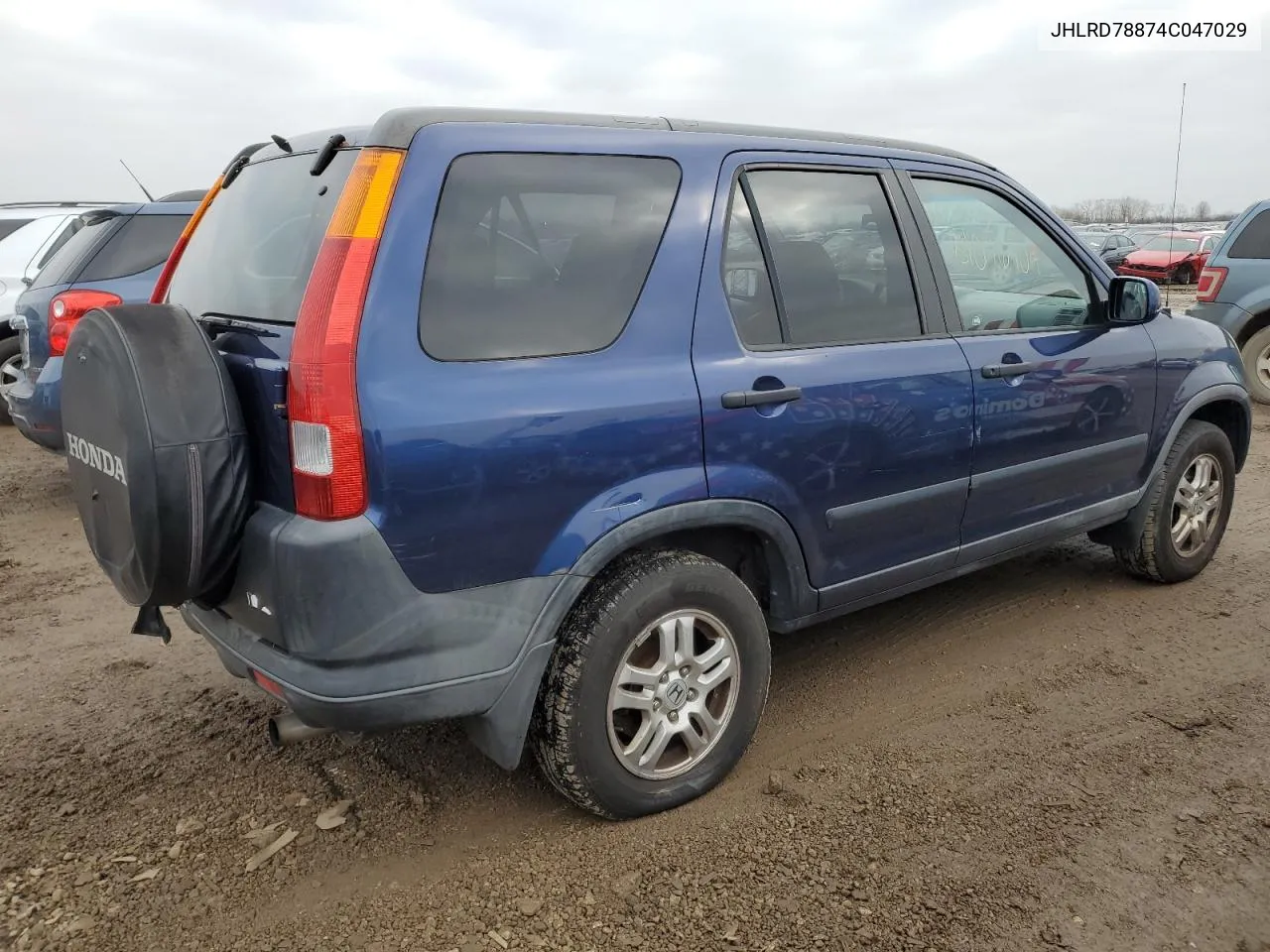 2004 Honda Cr-V Ex VIN: JHLRD78874C047029 Lot: 81046704