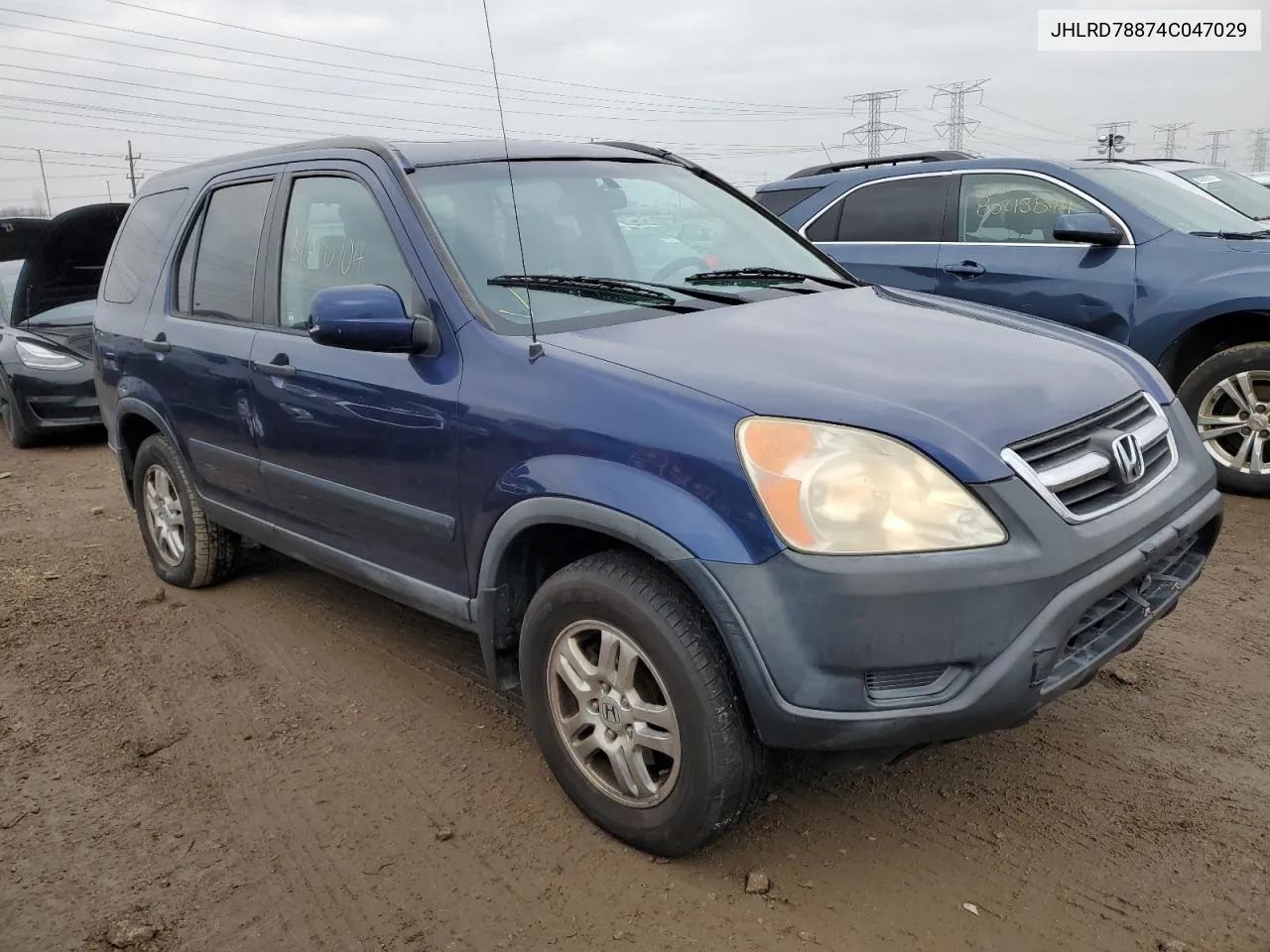 2004 Honda Cr-V Ex VIN: JHLRD78874C047029 Lot: 81046704