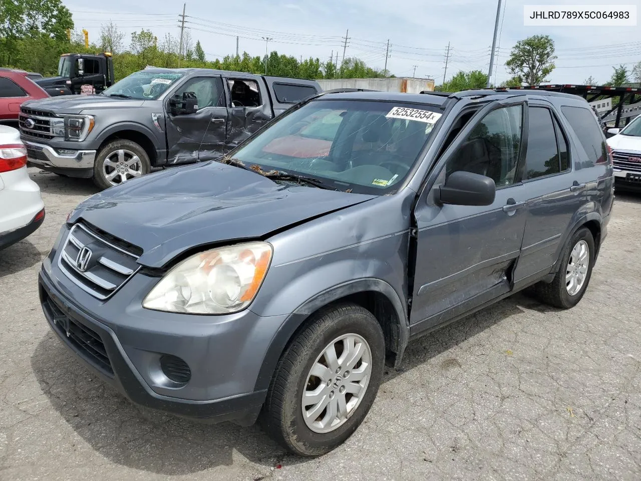 JHLRD789X5C064983 2005 Honda Cr-V Se