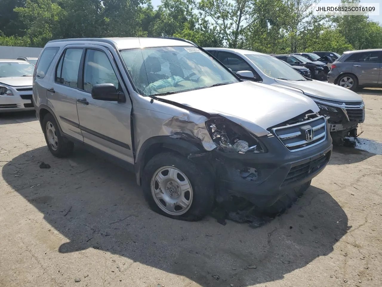 JHLRD68525C016109 2005 Honda Cr-V Lx