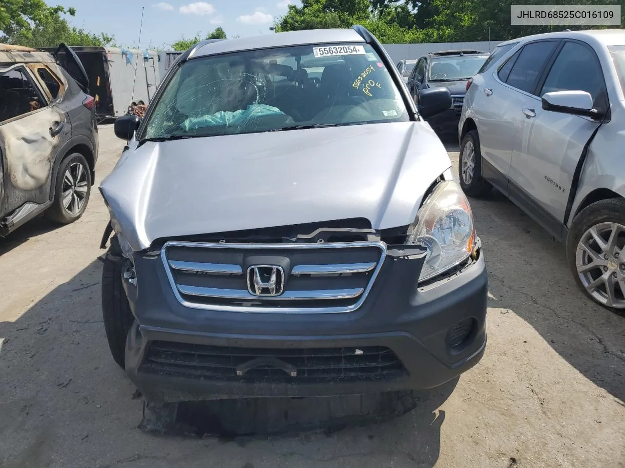 JHLRD68525C016109 2005 Honda Cr-V Lx