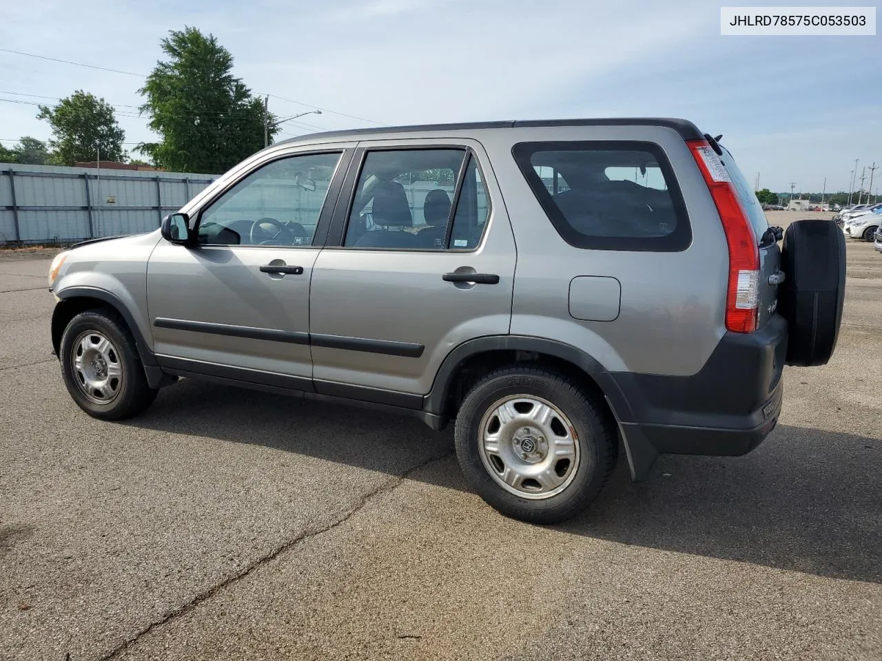 2005 Honda Cr-V Lx VIN: JHLRD78575C053503 Lot: 57016014