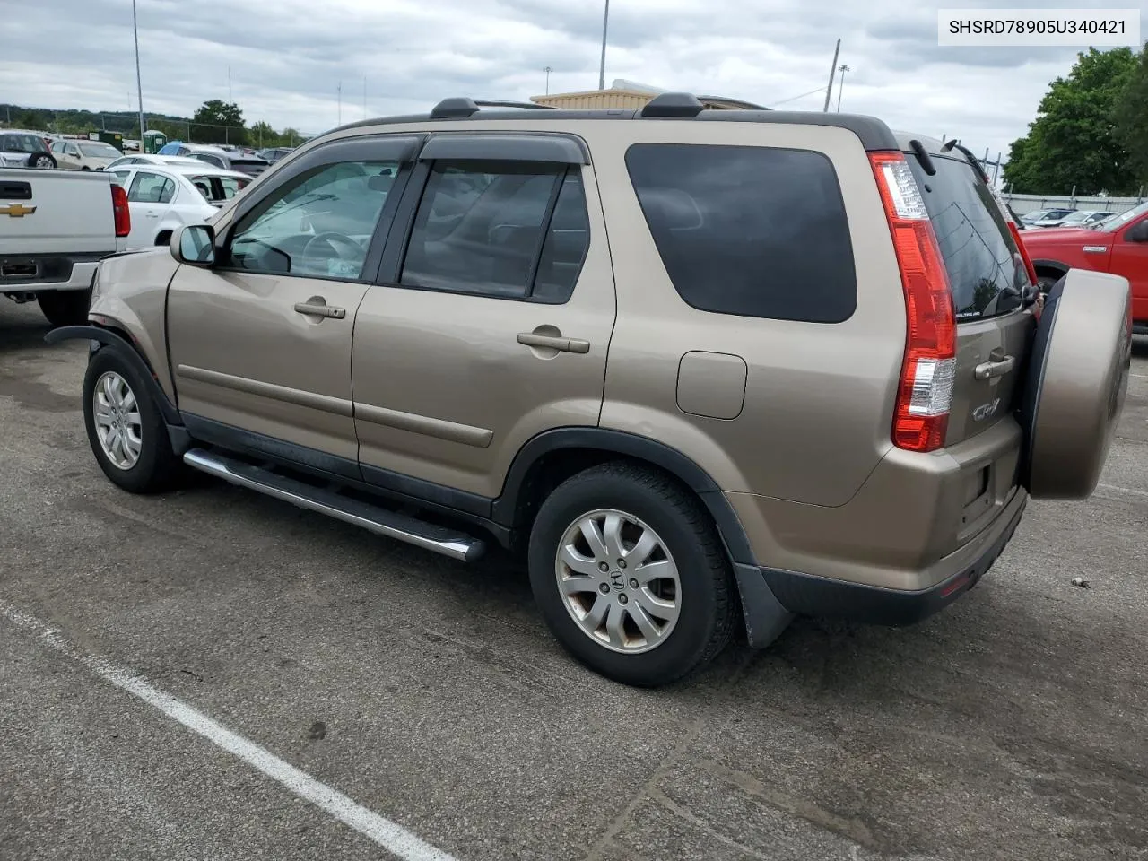 2005 Honda Cr-V Se VIN: SHSRD78905U340421 Lot: 57706484