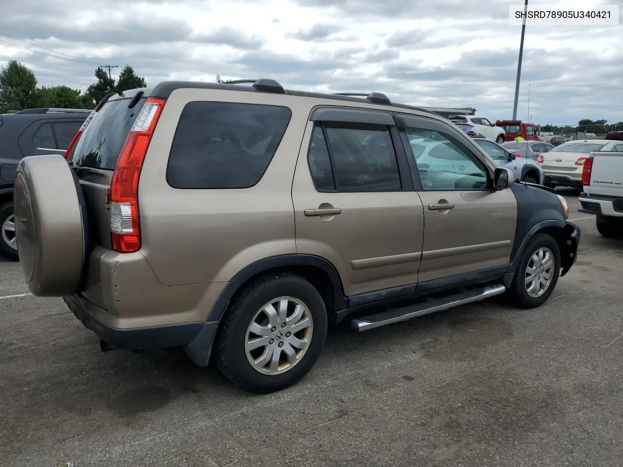 2005 Honda Cr-V Se VIN: SHSRD78905U340421 Lot: 57706484