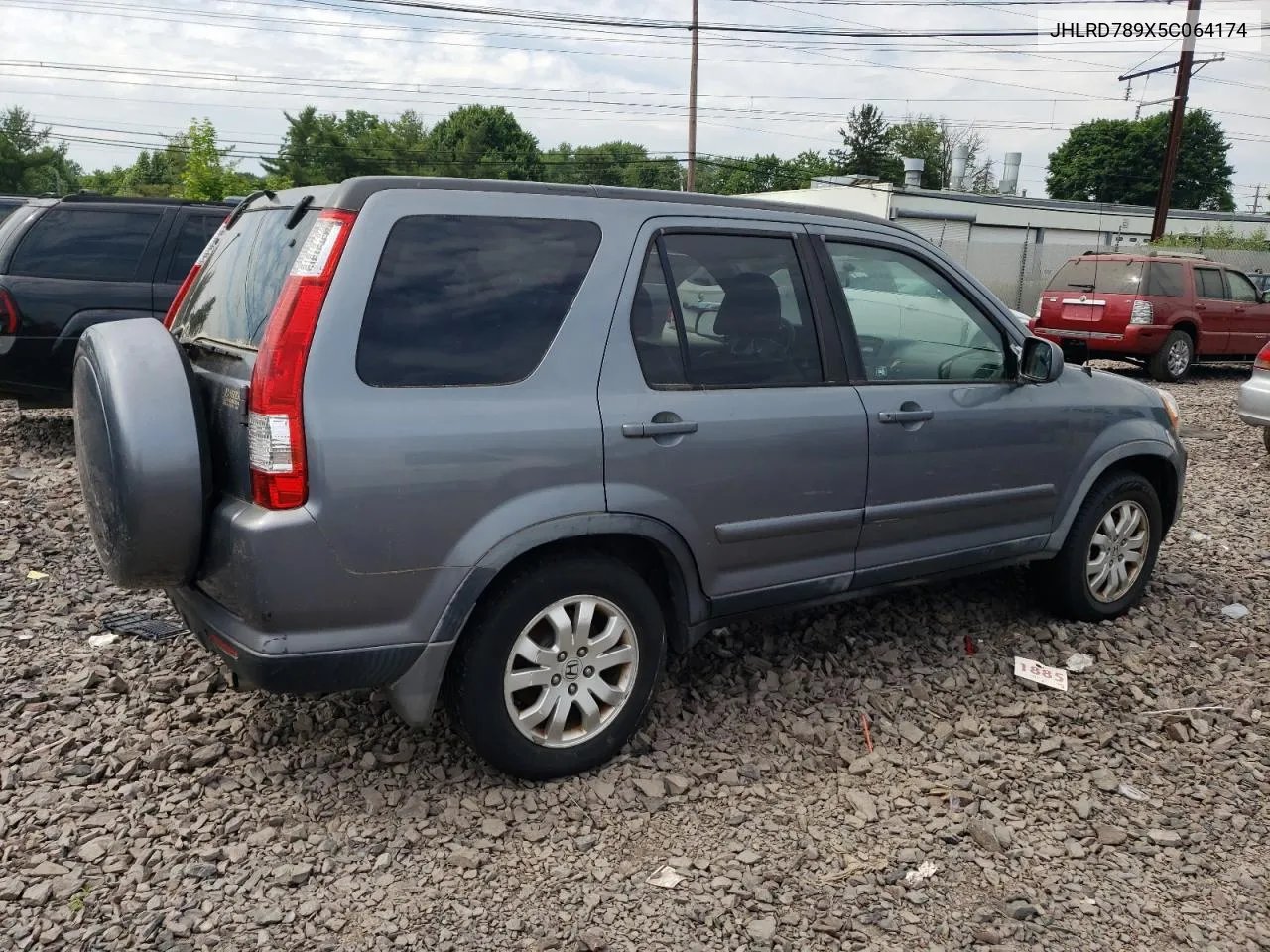 2005 Honda Cr-V Se VIN: JHLRD789X5C064174 Lot: 59080094